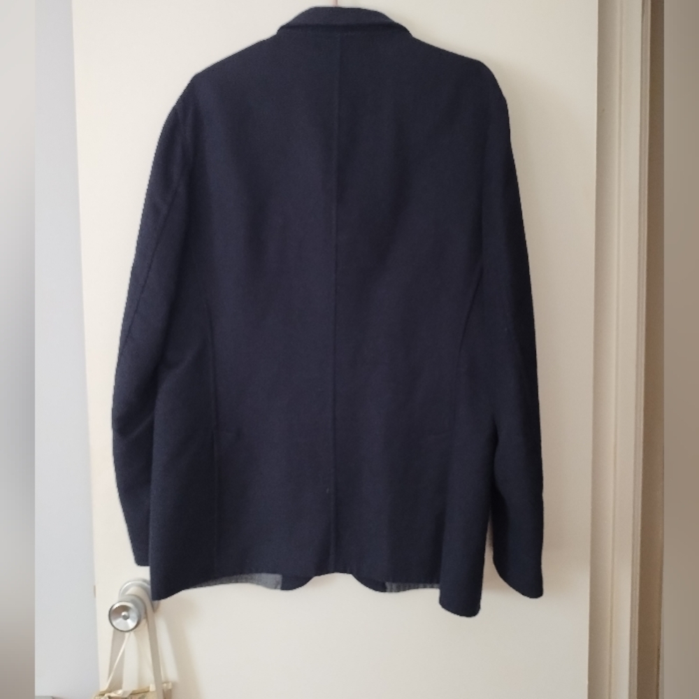 BRUNELLO CUCINELLI Navy Blue Cashmere+   Silk Sports Jacket 52 - Picture 5 of 9